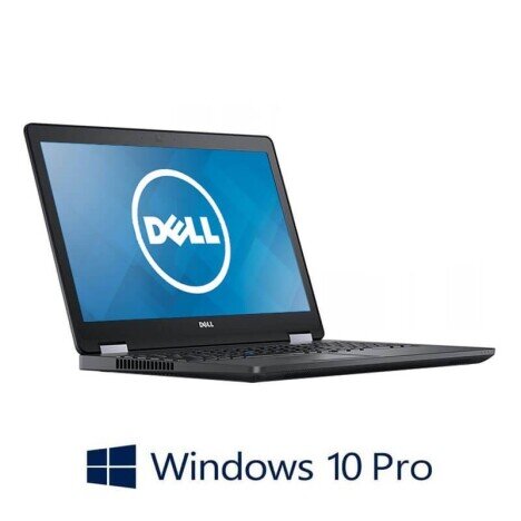 Laptopuri Dell Latitude E5570, Intel i5-6300U, 256GB SSD, Full HD, Webcam, Win 10 Pro